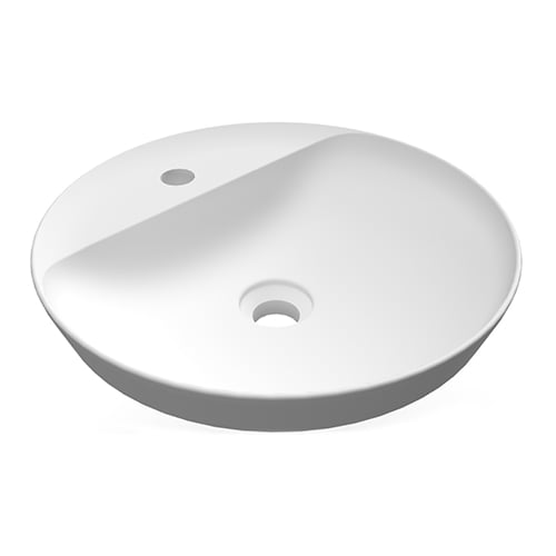 Lavabo ad incasso tondo monoforo variant 42 x 42 cm
