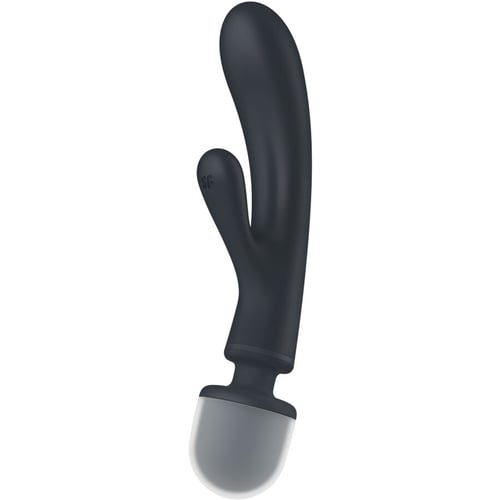 SATISFYER VIBRATOR SATISFYER - MASSAGGIATORE VIBRATORE CONIGLIO TRIPLE LOVER GRIGIO