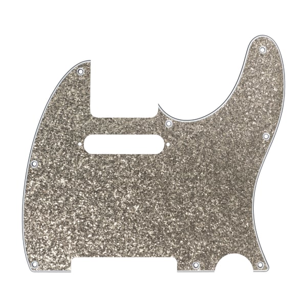 D'ANDREA Mascherina Tele Silver Sparkle
