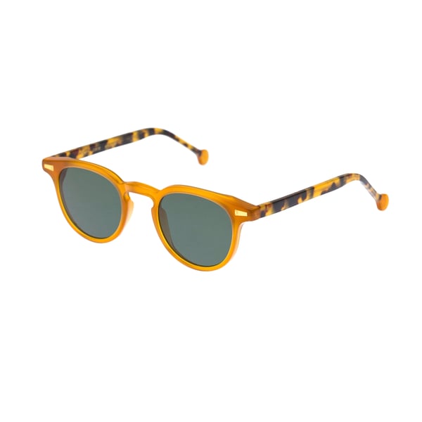 Kyme Eyewear Bob: pantos vintage sunglasses. Bicolor tobacco