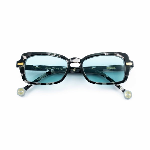 Giorgia Occhiali da Sole Camouflage Black Vintage Kyme