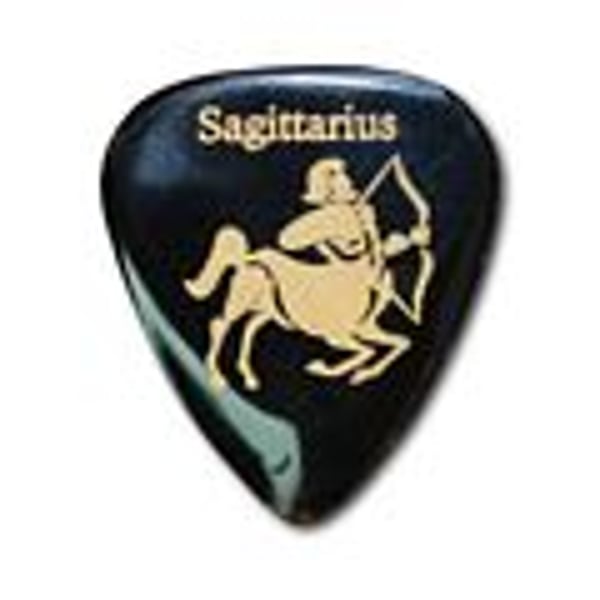 TIMBERTONES 1 Plettro con segno zodiacale "Sagittario". Modello ZDT-SA-1