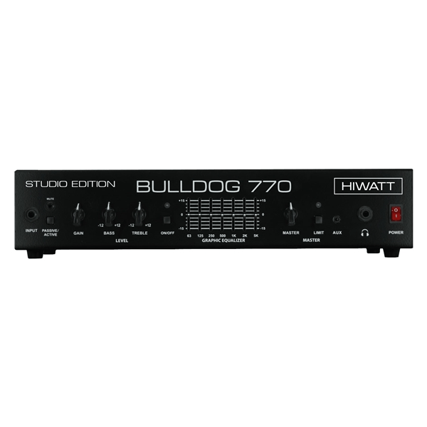 Hiwatt Bulldog 770 Studio testata per basso 770 W versione studio