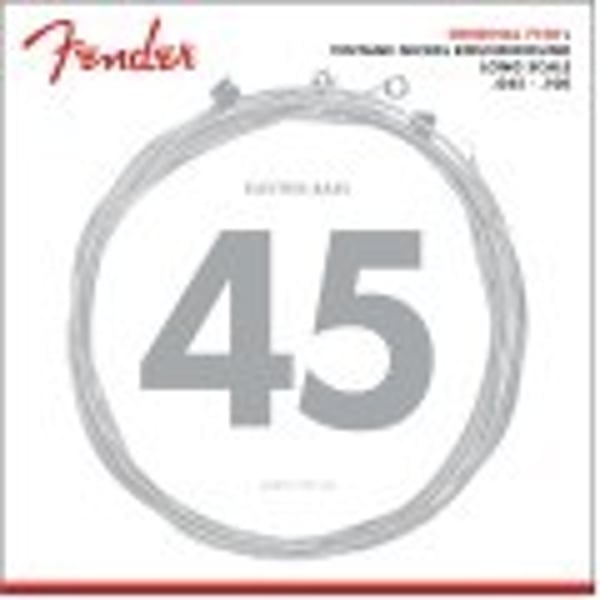 FENDER Set di Corde Original 7150 Bass Nichel Puro Roundwound Scala Lunga 7150ML Scalature .045-.100. Modello 0737150405
