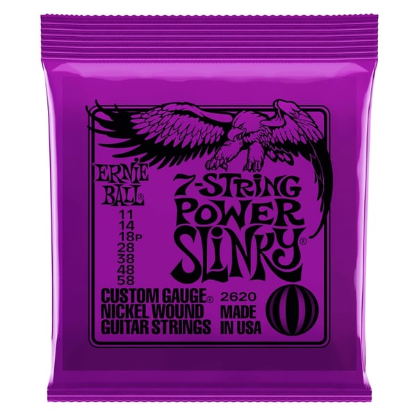 Ernie Ball 2620 Nickel Wound Power Slinky 11-58. Modello P02620