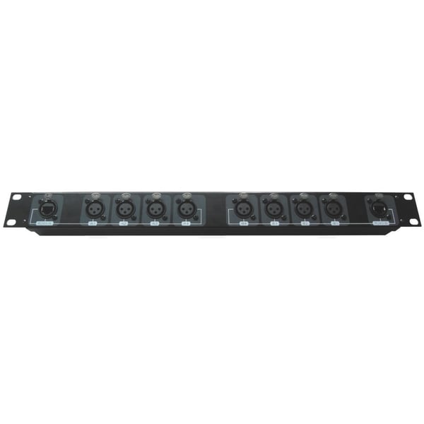 EXTREME PSS-005 STAGEBOX EXTENDER AUDIO - DMX UNA UNITA' RACK SU 2 x RJ45 CON 8 CONNETTORI XLR FEMMINA
