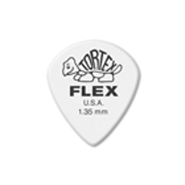 Dunlop 466R135 Tortex Flex Jazz III XL 1.35 mm Bag/72