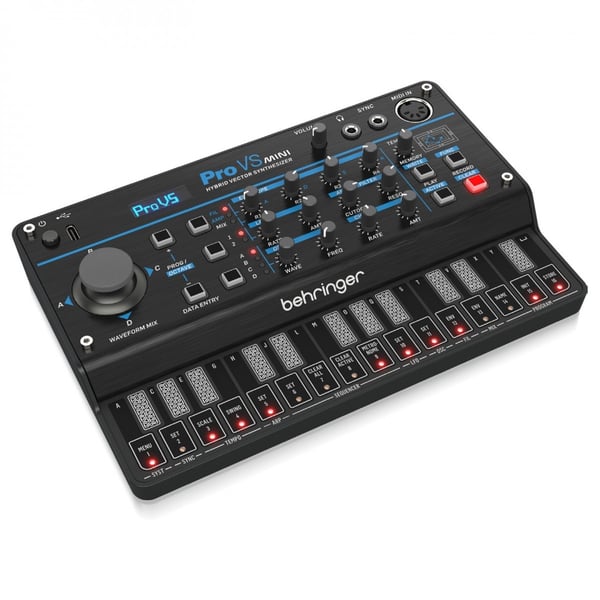 BEHRINGER PRO VS MINI SINTETIZZATORE IBRIDO POLIFONICO 4 VOCI 27 TASTI DINAMICI