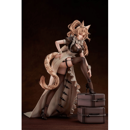 Original Character PVC Statue 1/7 Battle Maid Different Species Leopard Cat Maria 24 cm
