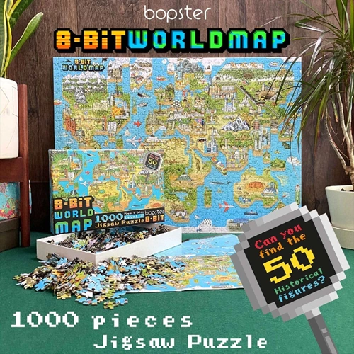 8-Bit Pixel Puzzle World Level 3 1000 Piezas