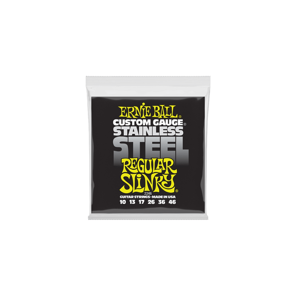 Ernie Ball 2246 Stainless Steel Regular Slinky 10-46