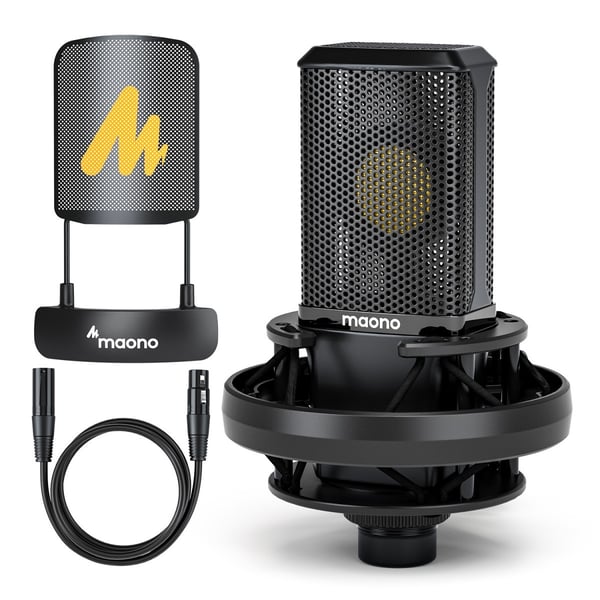 MAONO Microfono professionale a diaframma largo AU-PM500