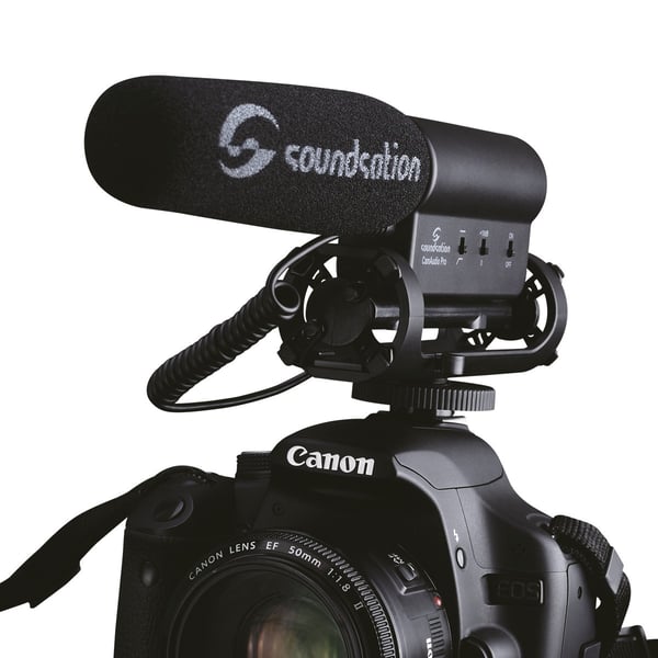 SOUNDSATION Microfono da registrazione per videocamera