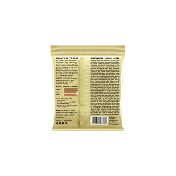 Ernie Ball 3008 Erthwd RandB wPlain G 8020 10 52