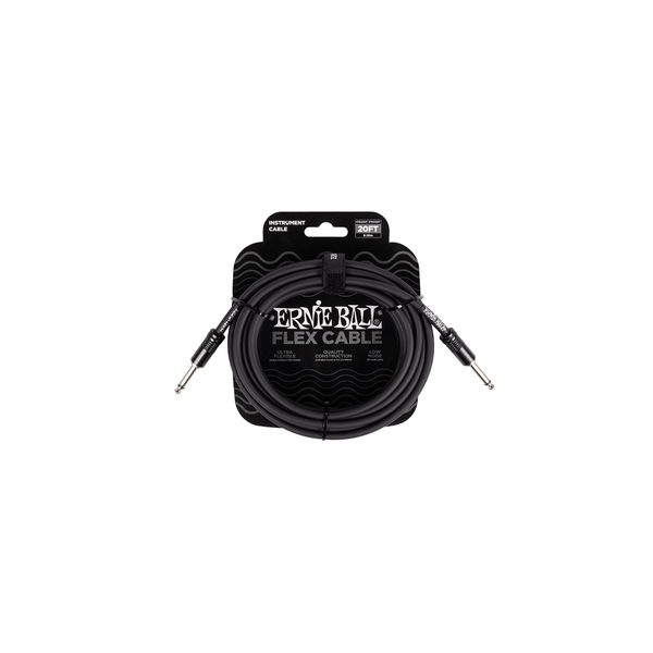 Ernie Ball 6435 Flex Cable Black 6m