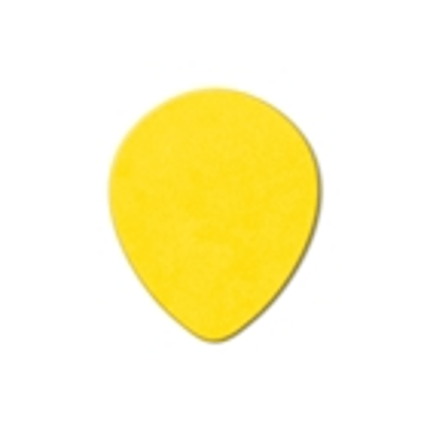 Dunlop 413R Tortex Tear Drop Yellow .73