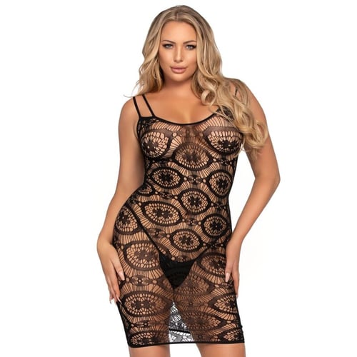 MINI ABITO LEG AVENUE DAISY CROCHET TAGLIA UNICA