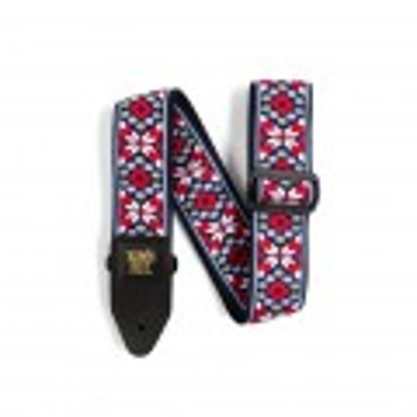 Tracolla Ernie Ball Taos Fire Red Jacquard. Modello P04639