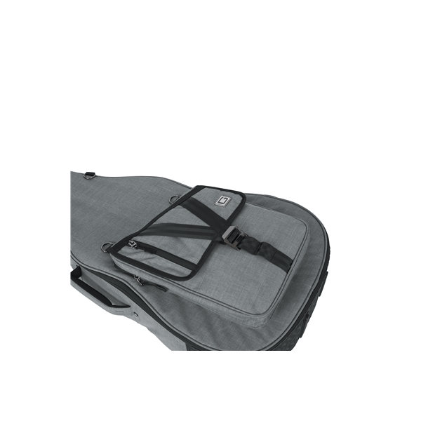 Gator Cases GT-ACOUSTIC-GRY Borsa Transit chitarra acustica Grigio chiaro