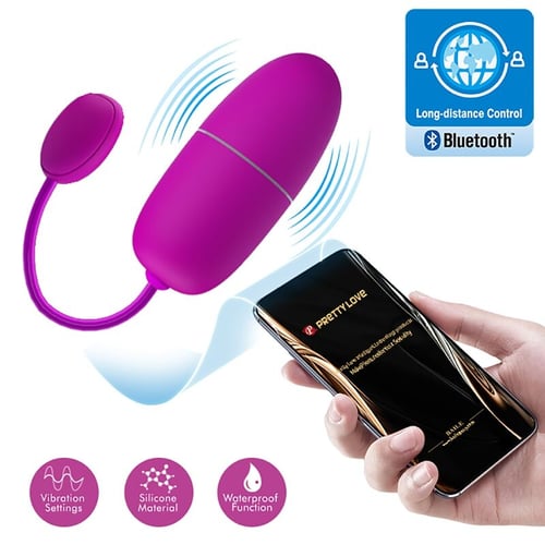 PRETTY LOVE BOTTOM PRETTY LOVE - NINFA UOVO VIBRANTE APP CONTROLLATO VIOLA