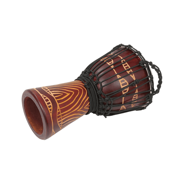 Tanga DA65-8T Djembe Slammer 14" Mogano Scolpito Rosso