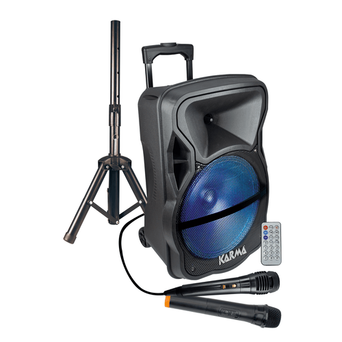KARMA Diffusore amplificato con radiomicrofono 600W PMPO