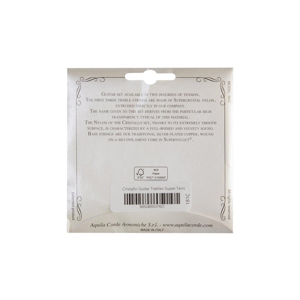 Aquila 181C CRISTALLO Guit S tens Treb