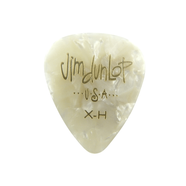 Dunlop 483P#04 White Perloid - Extra Heavy