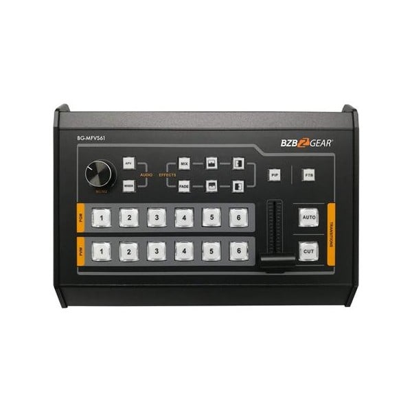 BZBGEAR SWITCHER E MIXER AUDIO/VIDEO A 6 CANALICON SCHEDA DI ACQUISIZIONE