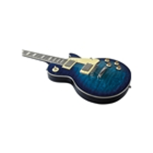 Eko Guitars VL-480 See Thru Blue Quilted