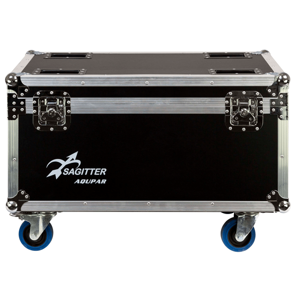SAGITTER Flightcase per 6 pezzi di AQU Par 12/18