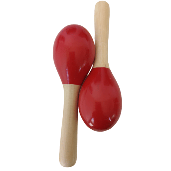 EXTREME DP22 COPPIA MARACAS IN LEGNO COLORE ROSSO