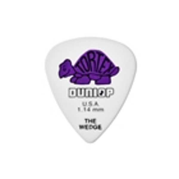 Dunlop 424P Tortex Wedge Purple 1.14
