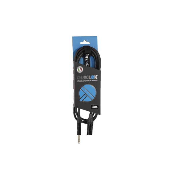 Quik Lok ITST/MJS-5 B XLR Maschio/Jack Stereo