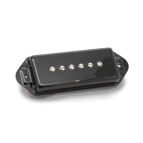 SEYMOUR DUNCAN RETRO ANTQ P90 DOG EAR BRDG BLK