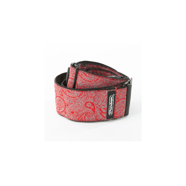 Dunlop D6711 Tracolla Jacquard Paisley Red