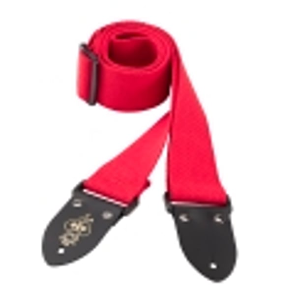 Tracolla d'Andrea serie ACE Cotton Web (Rosso). Modello AC3 RD