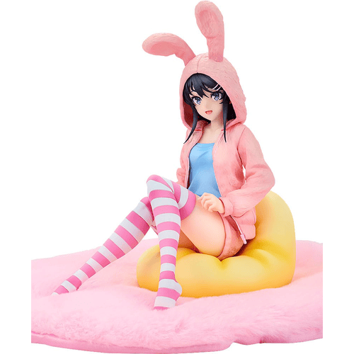 Rascal Does Not Dream of a Knapsack Kid PVC Statue 1/7 Mai Sakurajima Hoodie Look Rabbit Ears Ver. 18 cm