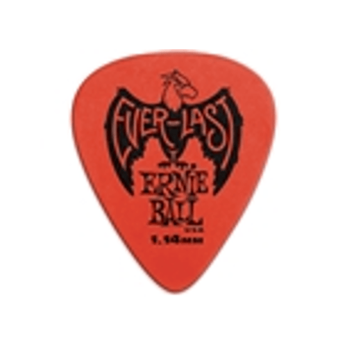 Ernie Ball 9194 Plettri Everlast Red 1.14mm Busta da 12