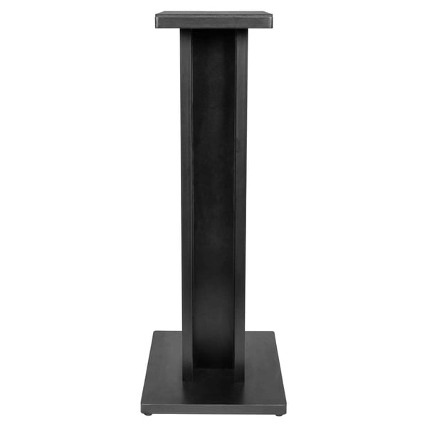 Gator Frameworks GFW-ELITESPKSTMN-BLK Coppia di supporti per monitor da studio in legno con finitura nera<br>