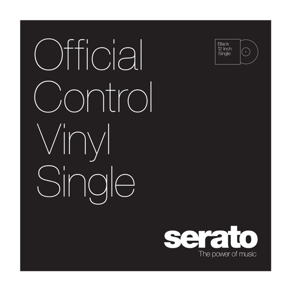 12’’ Serato Standard Colors BLACK (Singolo)