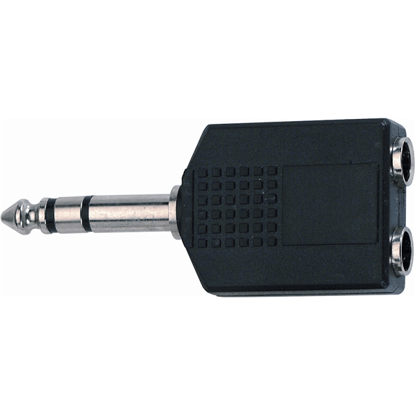 Quik Lok AD/76 Adattatore audio 2 Jack 6.3 F/Jack 6.3
