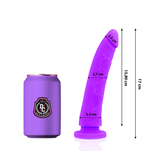 DELTACLUB DELTA CLUB - TOYS DILDO MEDICO LILLA IN SILICONE 17 CM -O- 3 CM