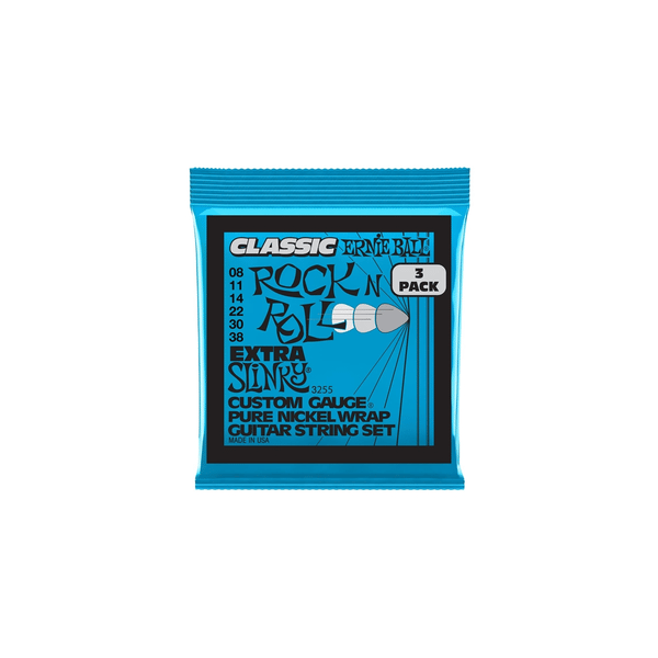 Ernie Ball 3255 Extra Slinky Classic RnR Pk 8 38