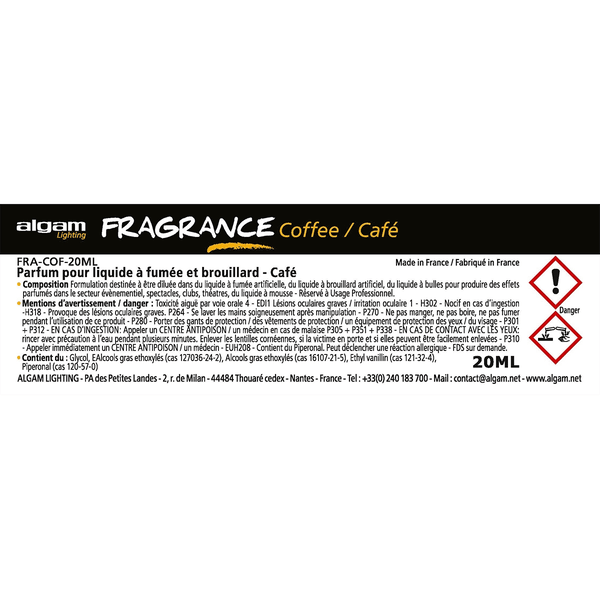Algam Lighting FRA-COF-20ML Profumo per Liquido del Fumo 20ml Caffè
