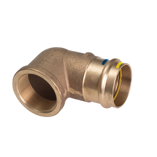 GOMITO A 90° F/ FILETTO F A PRESSARE ACQUA/GAS B ONE