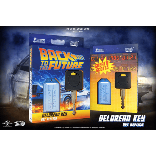 Zurück in die Zukunft Replik 1/1 DeLorean Autoschlüssel