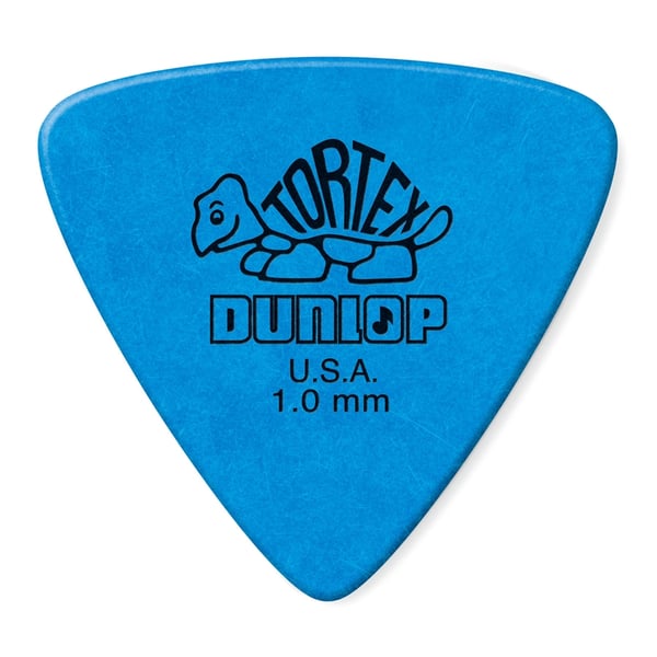 Dunlop 431R Tortex Triangle Blue 1.0