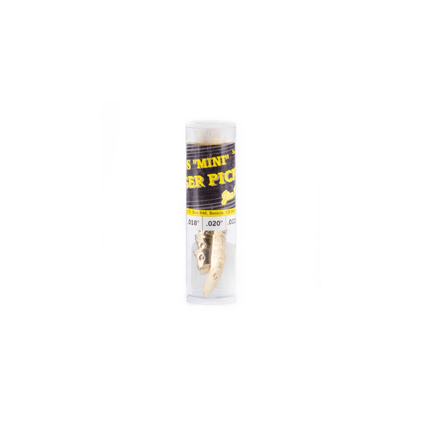 Dunlop 371R BRASS MINI FINGER .015 - TUBO 20 PLETTRI