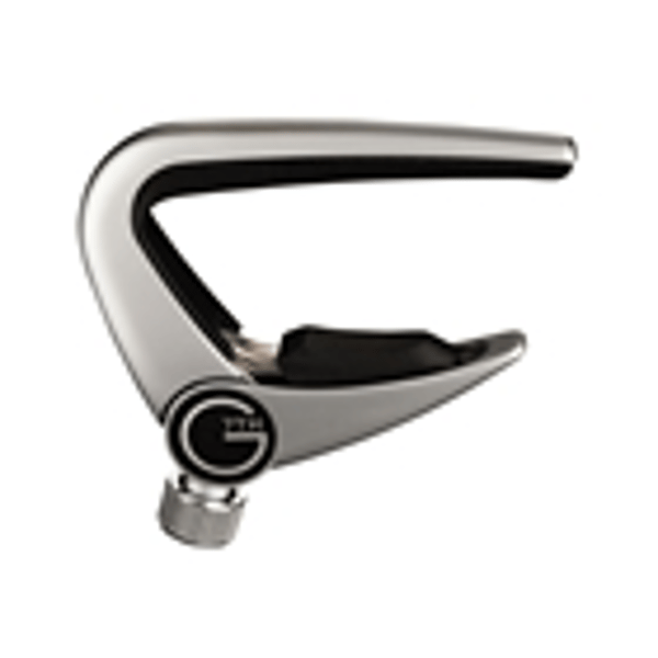 G7TH Newport 6 String Silver Capo